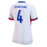 Fotbalové Dres Francie Dayot Upamecano #4 Dámské Venkovní ME 2024 Krátký Rukáv